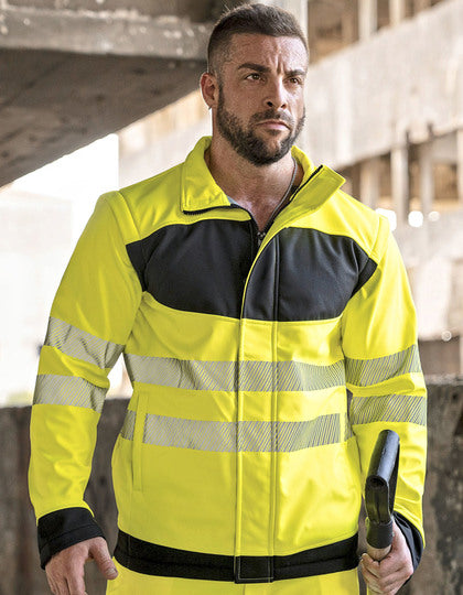 EOS Hi-Vis Workwear Softshell Arbeitsjacke
