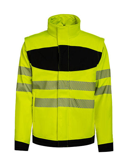 EOS Hi-Vis Workwear Softshell Arbeitsjacke