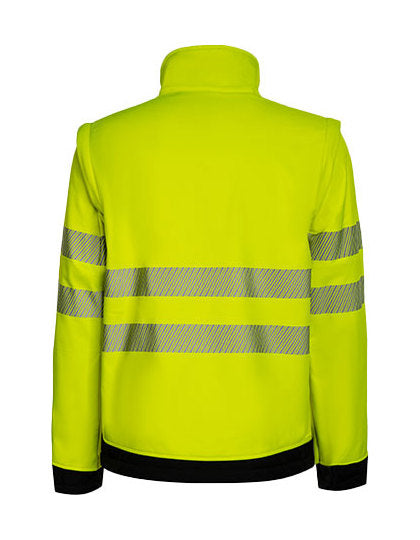 EOS Hi-Vis Workwear Softshell Arbeitsjacke